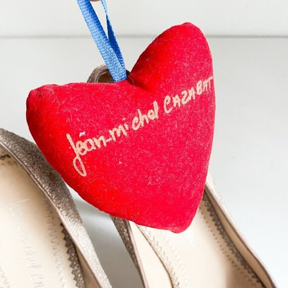 Jean-Michel Cazabat Light Beige Stingray Skin Classic Round Toe Heels 39.5 - Picture 11 of 14